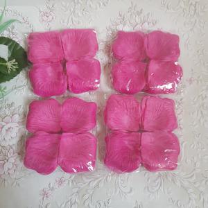Pink színű 100db-os textil virágszirom