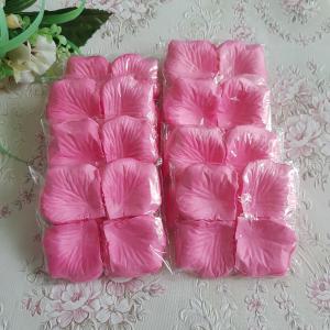 Rózsaszín 100db-os textil virágszirom