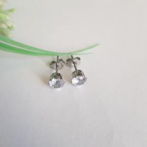 Strasszköves apró fülbevaló