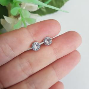 Strasszköves apró fülbevaló