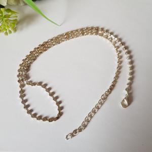 Strasszköves bokalánc, lábékszer