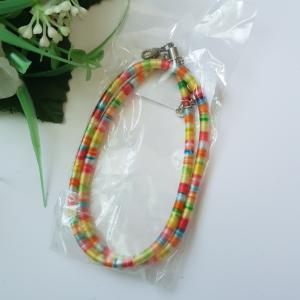 Színes zsinór nyaklánc