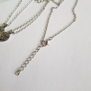 Szív alakú Best Friends feliratos barátság nyakláncok