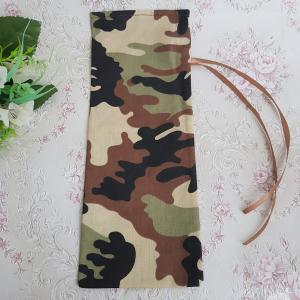 Terepmintás, terepszínű zsák, textil ajándéktasak borokhoz