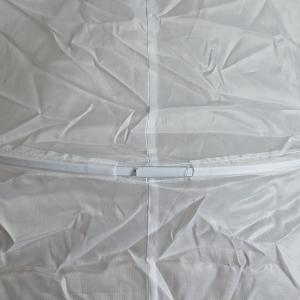 Törtfehér színű 3 karikás menyasszonyi alsószoknya, abroncs patentos, megkötős derékkal