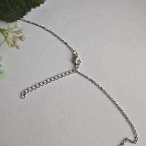 Tűzzománcos pandamacit ábrázoló gyöngy díszes nyaklánc