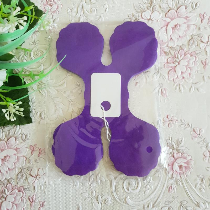 Sötétlila színű papír girland, dekorációs füzér