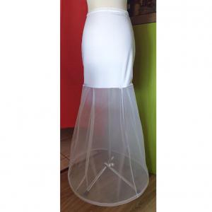 1 karikás sellő fazonú menyasszonyi alsószoknya, abroncs, lépéskönnyítő