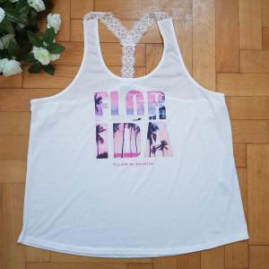 46-os csipkés pántos póló, felső