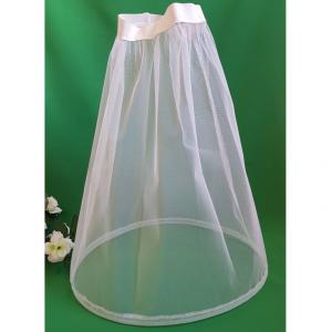 50cm hosszú, 1 karikás gyerek alsószoknya, abroncs, lépéskönnyítő