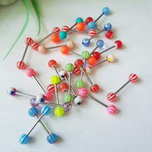 Akril golyós nyelvpiercing