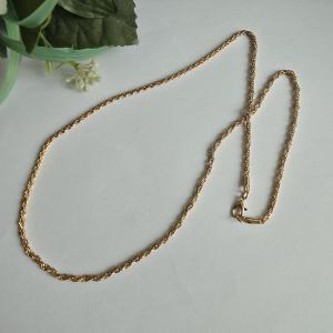 Aranyszínű sodort nyaklánc