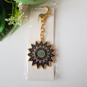 Strasszköves, Feng Shui védő amulett, kulcstartó, táskadísz