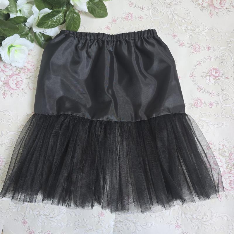 Tüllös, szatén gyerek alsószoknya