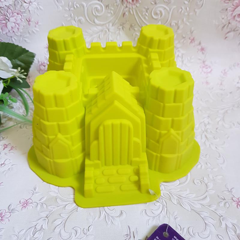 Vár alakú szilikon sütőforma, kuglóf sütőforma