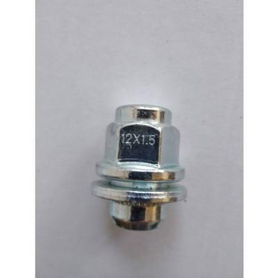 Kerékanya M12X1,5 21 Gyári Mazda Mitsubishi Toyota felnihez "csőr" átmérő 19mm