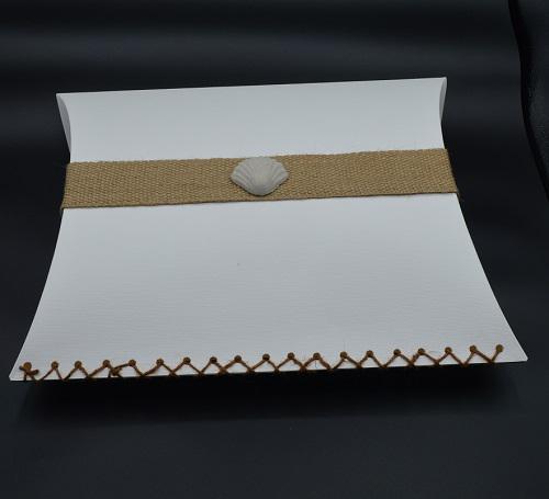 Lebomló vízi urna szórópárna tengeri kagyló dísz