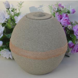 Vizi környezetbarát bio Urna gömb lebomló kvarc homok kagylós tetővel