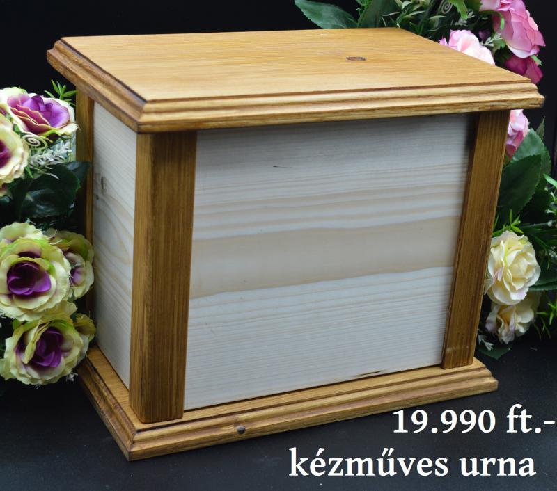 Urna fából, nagy urnakoporsó fa koporsó kisállat, kutya, macska