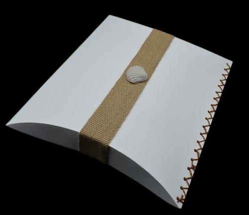 Urna szóró párna - natúr fehér homok kagyló