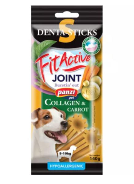 FitActive SNACK Denta-Sticks Hypoallergenic "S" - jutalomfalat (kollagén, répa) kutyák részére (140g)