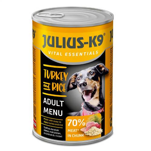 JULIUS K-9 konzerv kutya  Pulyka-rizs (Turkey&Rice;) 1240g