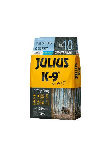 Julius K-9 UD10 Utility Dog Hypoallergenic Wild boar,berry Adult (Vaddisznó,bogyók) száraztáp - Felnőtt kutyák részére (Hipoallergén - 10kg)