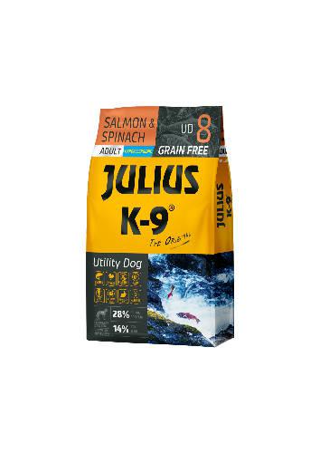 Julius K-9 UD8 Utility Dog Hypoallergenic Salmon,spinach Adult (lazac,spenót) száraztáp - Felnőtt kutyák részére (Hipoallergén - 10kg)