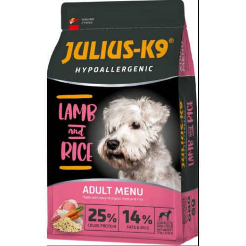 Julius K9 Hypoallergenic Lamb and Rice Adult (bárány,rizs) száraztáp - Felnőtt kutyák részére (Hipoallergén - 3kg)