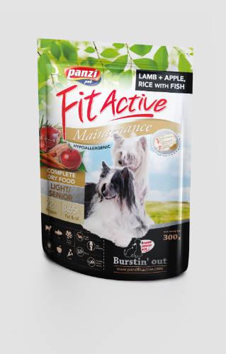 Panzi FitActive Hypoallergenic Lamb Maintenance Adult (bárány,rizs,alma) száraztáp - Ételallergiás, felnőtt kutyák részére (300g)