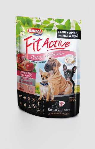 Panzi FitActive Hypoallergenic Puppy Lamb (bárány,rizs,alma) száraztáp - Kölyök kutyák részére (Hipoallergén - 300g)