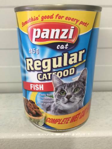 Panzi Regular Adult (hal) konzerv - Felnőtt macskák részére (415g)