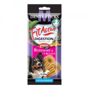 FitActive SNACK Denta-Sticks Hypoallergenic Digestion "M" - jutalomfalat (rozmaring, kurkuma) kutyák részére (150g)