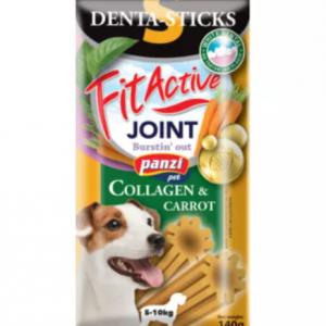FitActive SNACK Denta-Sticks Hypoallergenic "S" - jutalomfalat (kollagén, répa) kutyák részére (140g)