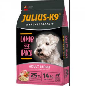 JULIUS K-9 Adult Hypoallergenic (bárány,rizs) száraztáp - Ételallergiás felnőtt kutyák részére (Hipoallergén - 12kg)