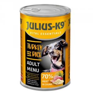 JULIUS K-9 konzerv kutya  Pulyka-rizs (Turkey&Rice;) 1240g