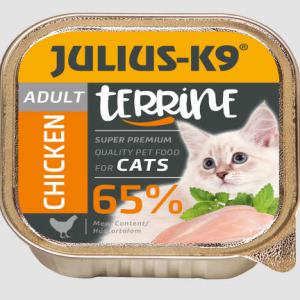 Julius-K9 Cat Terrine Adult Chicken - nedveseledel (csirke) felnőtt macskák részére (100g)