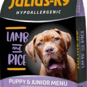 Julius K9 Hypoallergenic Lamb and Rice Puppy Junior; (bárány,rizs) száraztáp - Kölyök és fiatal kutyák részére (Hipoallergén - 3kg)