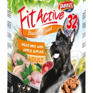 Panzi konzerv Fitactive Adult (liba,csirke,pulyka,kacsa,sárgarépa) konzerv - Felnőtt kutyák részére (415g)