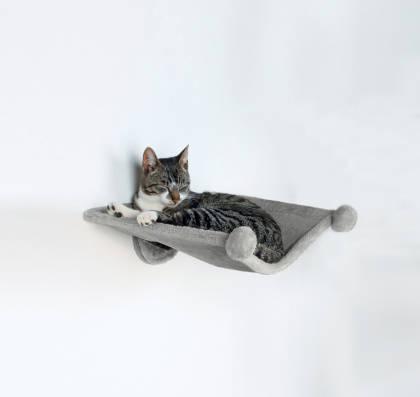 Trixie falra szerelhető, függőágy (szürke) macskák részére (42x41cm)