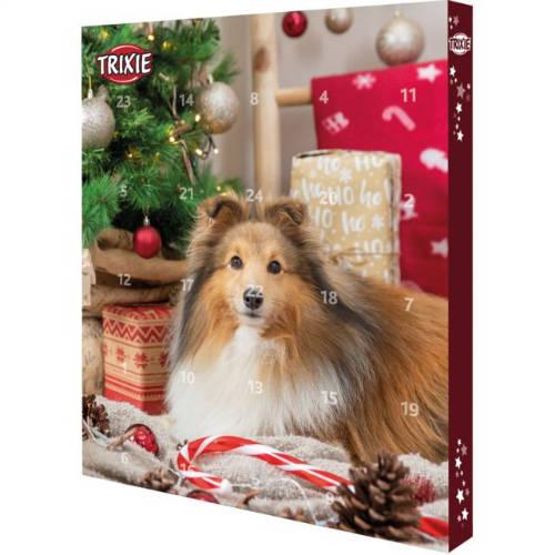 Trixie Xmas Advent Calendar for Dogs - jutalomfalat (több féle) kutyák részére (24x8g)