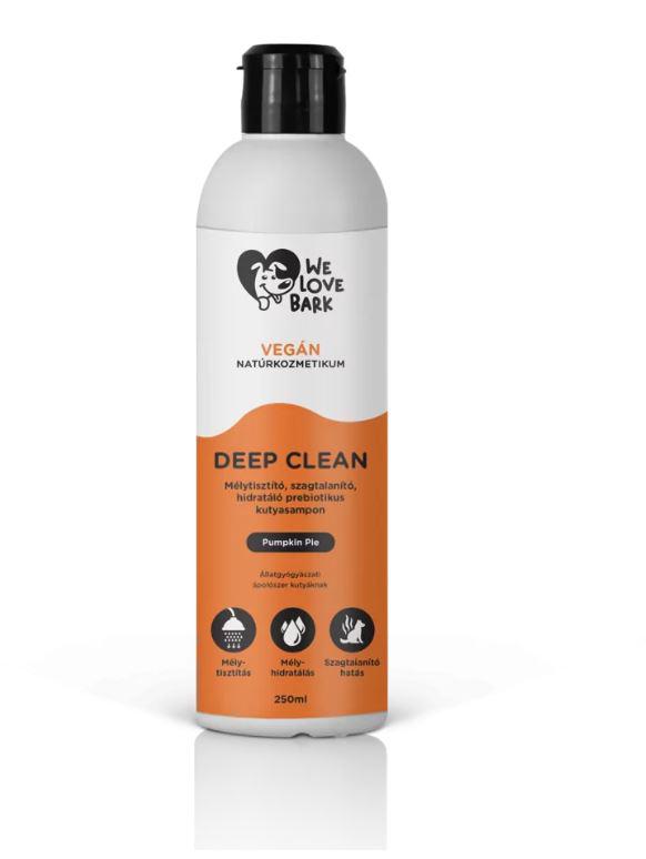We Love Bark Deep Clean prebiotikus mélytisztító, szagtalanító és színregenráló sampon 250ml
