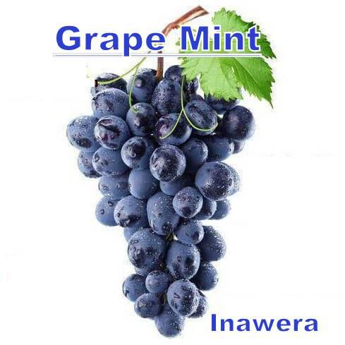 ( 015.-)    Inawera.  Grape mint - Kékszőlő és enyhe mentol (10ml)