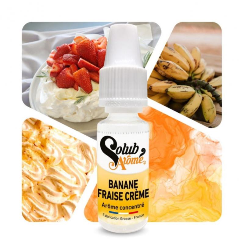 ( 022.-)   Solub - Banane Fraise Créme  10ml