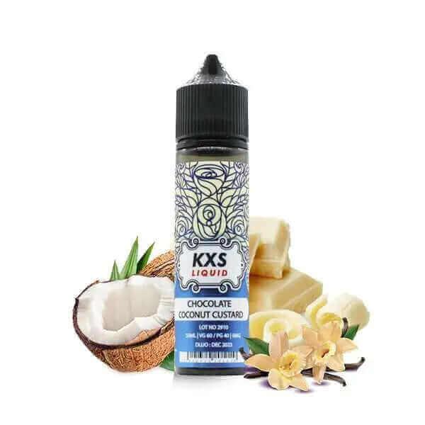 ( 1141.-)  KXS Chocolate Coconut Custard   30ml   ( KIFUTÓ TERMÉK )