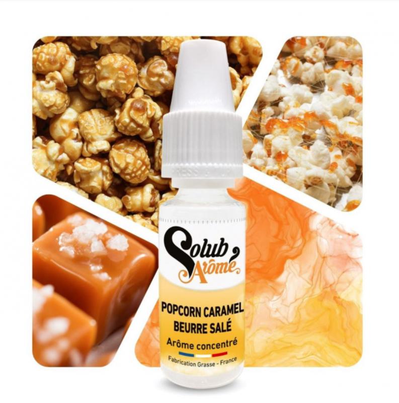 ( 165.-)   Solub - Popcorn Caramel Beurre Sale  10ml