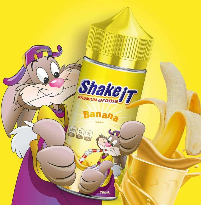 ( 287.-)      Shake It-  Banana- Banán.-(10ml)