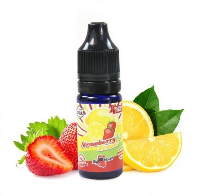 ( 342.- )   Big Mouth - Retro-Strawberry Lemon  10ml