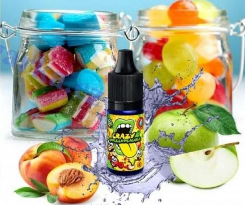 ( 345.-)  Big Mouth Crazy Apples & Peaches  10ml