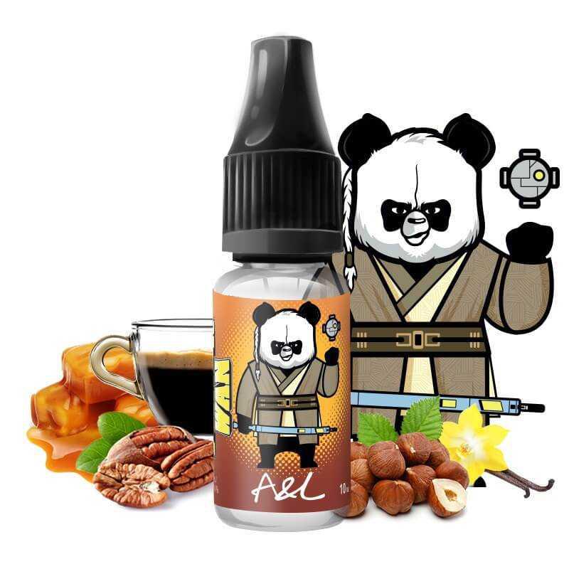 ( 379.-)       A&L Panda Wan-( karamell, pekándió, vanília, mogyoró forró kávéval.)-(10ml)